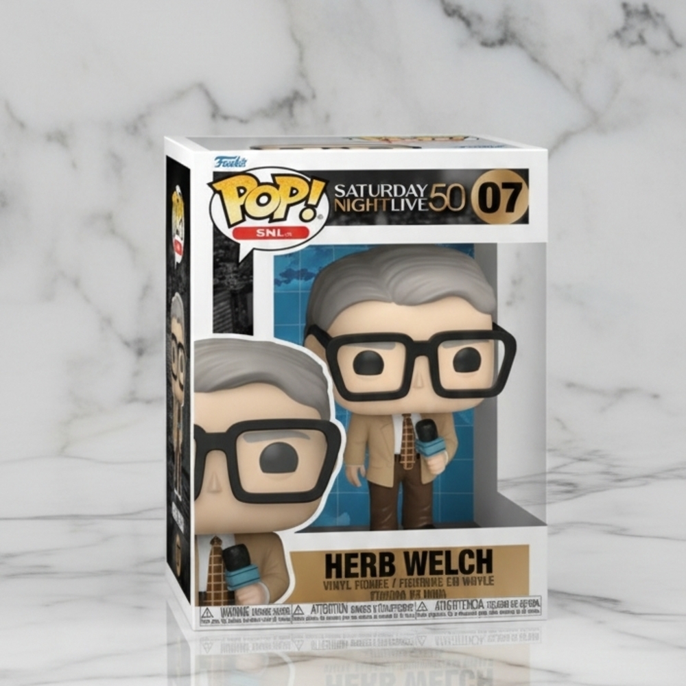 Funko Pop! SNL Herb Welch with Black Glasses and Tan Suit